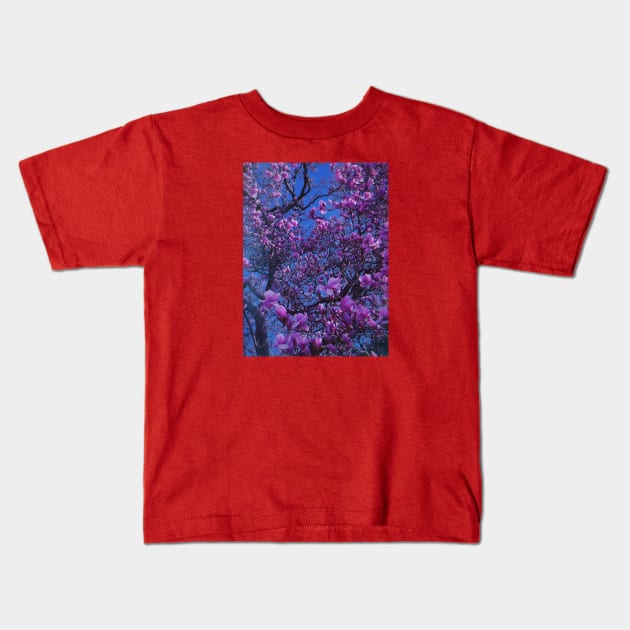 Flowers in nature Kids T-Shirt by floatingheavy